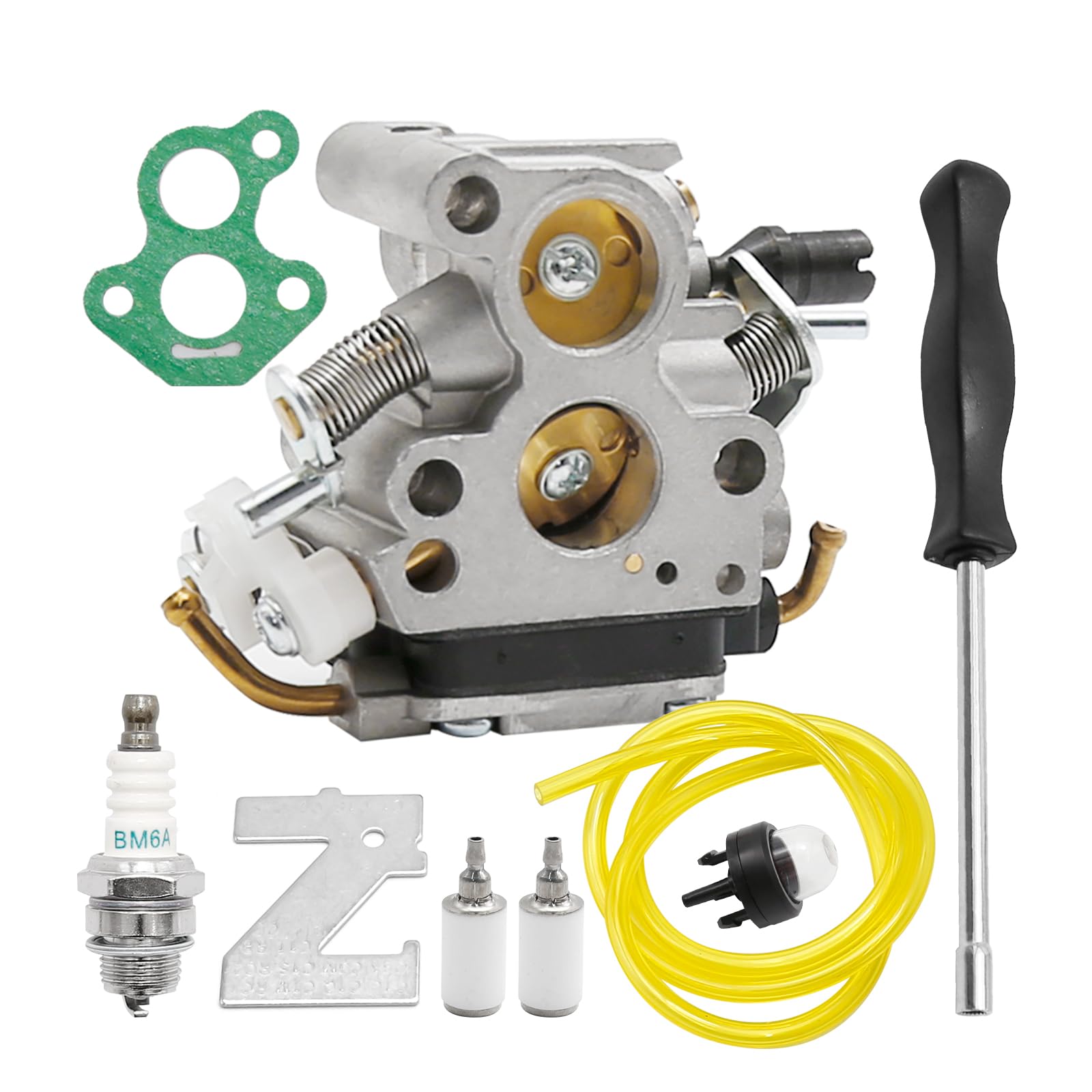 Hoypeyfiy 506450501 Carburettor Kit Replacement for Husqvarna 435 435E 440 440E Chainsaw Replacement for Jonsered CS2240 CS2240S CS410 Replaces C1T-EL41