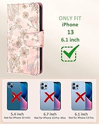 Buleens for iPhone 13 Wallet Case for Women - with