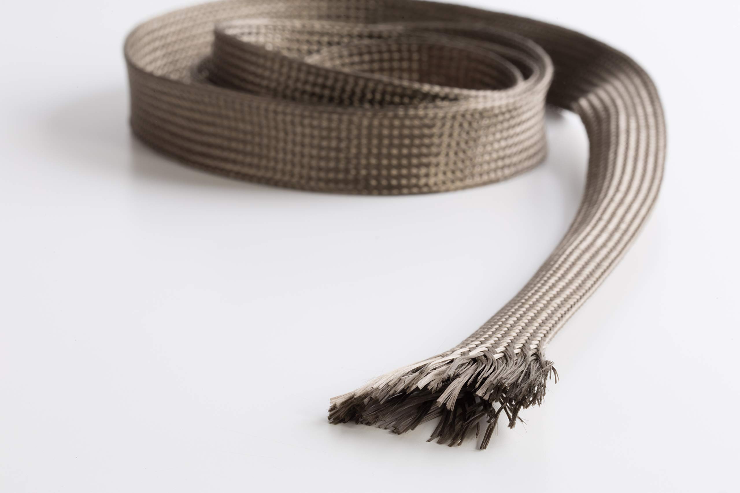 Basalt Flame Retardant Sheath Extreme Thermal Protection for Aerospace Industry, Made in Italy by BALCONI PERFORMANCE (Inner Diameter 6.00/8 mm)