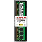 A-Tech 1GB DDR2 800MHz UDIMM PC2-6400 CL6 1.8V DIMM Non-ECC Unbuffered Desktop RAM Memory Module