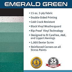 ShadePro - RV Awning Fabric Replacement - Heavy