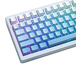 womier PBT keycap Set,Double Shot keycaps 75