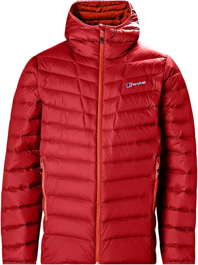 berghaus mens combust hydrodown insulated hooded jacket black