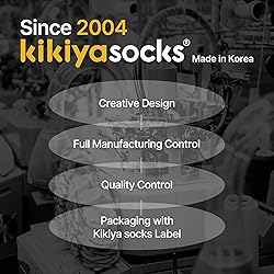 Kikiya Women’s Crew Socks - 6 Pairs Comfort Fit