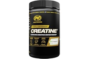 PVL Creapure Creatine Powder | 100% German Creatine Monohydrate, Canadian-Owned, Informed-Choice Tested, Unflavoured Suppleme