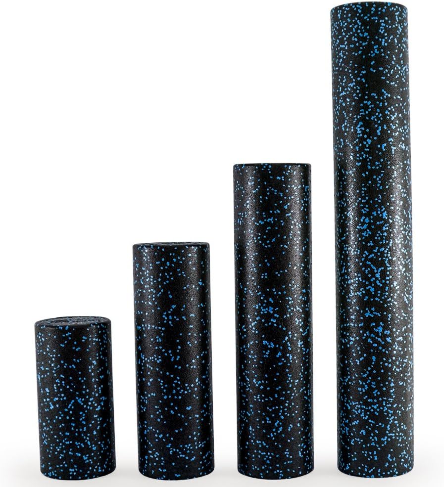 ProsourceFit Speckled Foam Roller - Black/Blue 12x6 : Sports & Outdoors