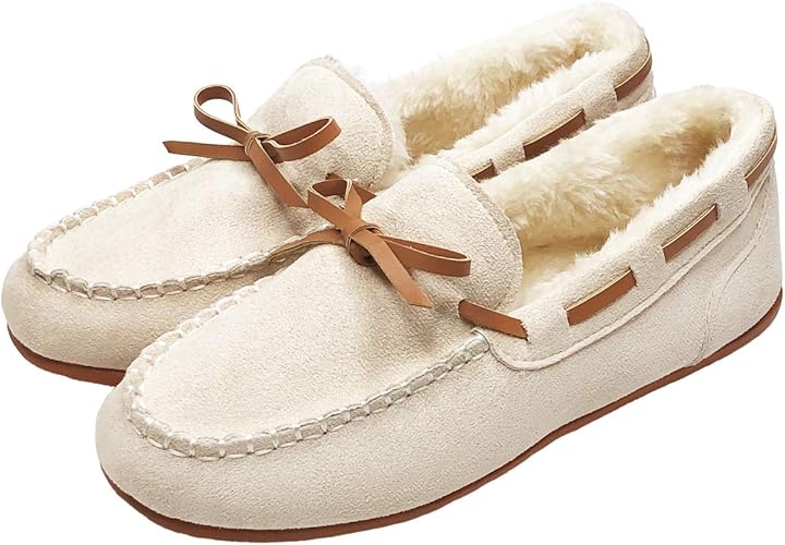 Amazon Destin デスティン モカシン レディース モカシンシューズ フラットシューズ ボア ファー スエード ムートン 黒 モコモコ シューズ バッグ