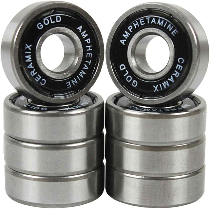 Amphetamine Ceramic Skateboard Bearings, Gold Amazon.ca Sports & Outdoors