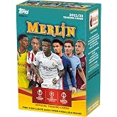 2022-2023 Topps Merlin Chrome UEFA Champions Soccer Card Blaster Box - 32 Soccer Cards per Blaster Box