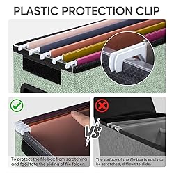 BALEINE File Organizer Box with Lid, Collapsible