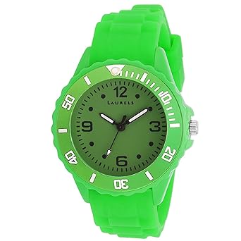 Laurels Ice Analog Green Dial Kids Watch - Lo-IC-1212