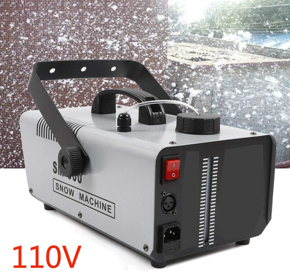 LYNICESHOP Snowflake Machine Party Stage DJ Flake Effect Snow Spraying Maker with Controller, Pro Performance Snow Maker, Long-Distance Spraying, 600W