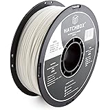 HATCHBOX 3D ABS-1KG1.75-WHT ABS 3D Printer Filament, Dimensional Accuracy +/- 0.05 mm, 1 kg Spool, 1.75 mm, White