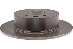 ACDelco Silver Rear Brake Rotor 18A1321A | GM 19261781 Brake Rotors for Select Nissan Altima, Juke, Sentra, Nissan Maxima and more