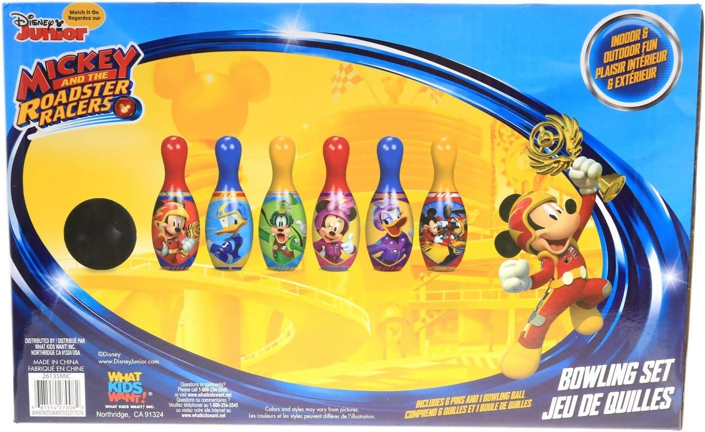 mickey bowling set