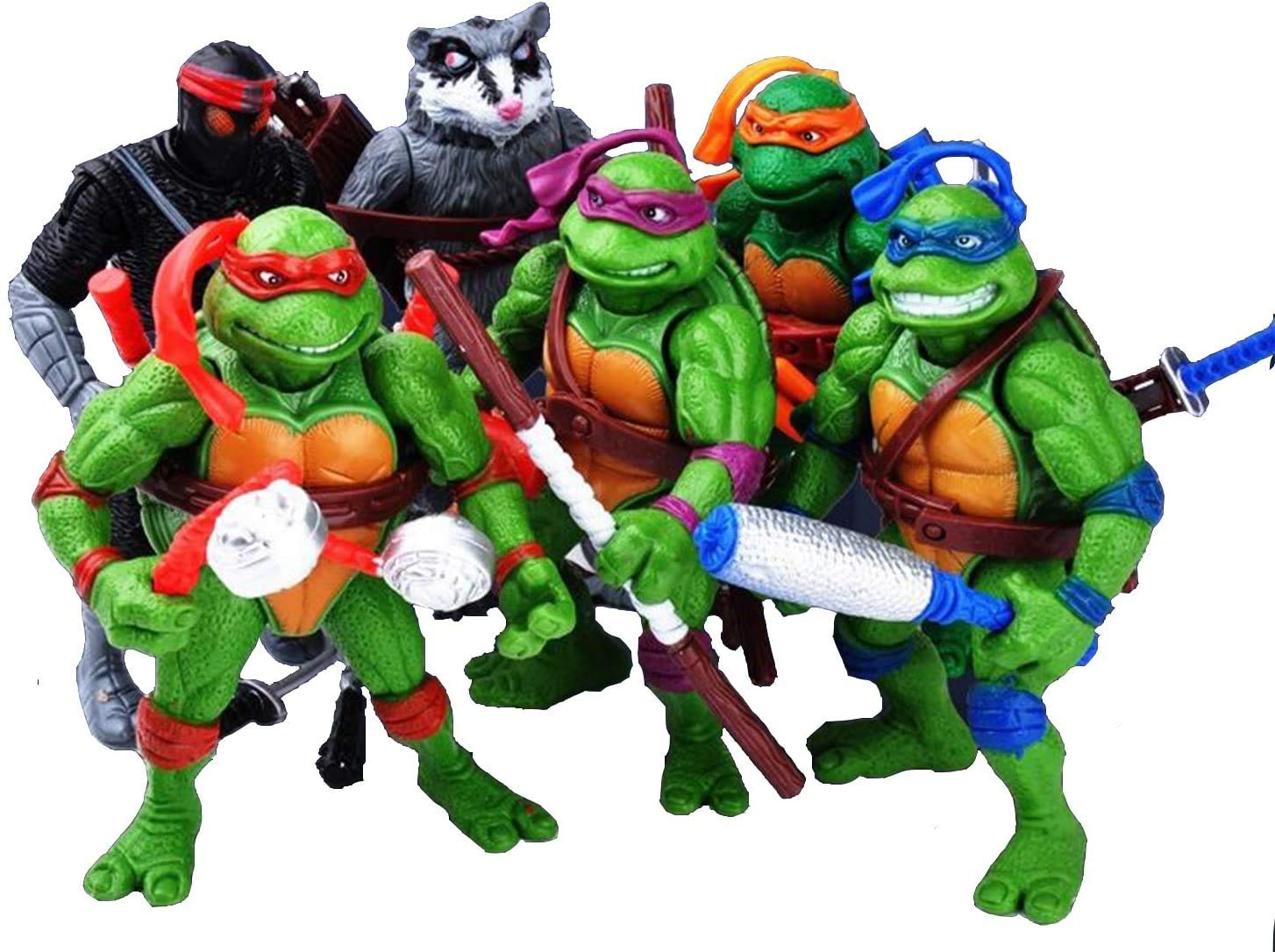 VITADAN New Ninja Turtles 6 PCS Set - Teenage Mutant Ninja Turtles Action Figure - TMNT Action Figures - Ninja Turtles Toy Set - Ninja Turtles Action Figures Mutant Teenage Set…