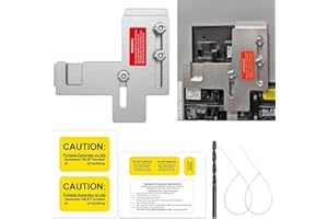 HUBRV Generator Interlock Kit Compatible with Siemens or Murray 150 and 200 amp Panels, Generator Horizontal Electrical Interlock Kit, 7/8-1 1/4" inches Spacing Between Main and GEN Breaker