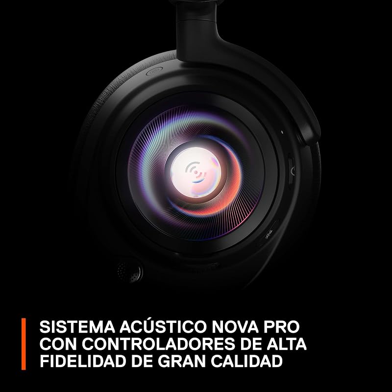 SteelSeries Arctis Nova Pro - Fone de ouvido Xbox com fio - Áudio de alta resolução - Áudio espacial de 360° - GameDAC Gen 2 - Micro ClearCast Gen 2 - Xbox, PC, PS5, PS4, Switch 2
