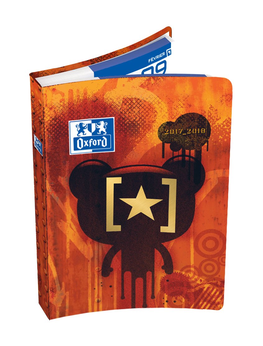 Oxford Metal Agenda Scolaire Journalier 2017-2018 1 jour par page 352 pages 12 x 18 cm Orange Oxford Metal Agenda Scolaire Journalier 2017-2018 1 jour par page 352 pages 12 x 18 cm Orange