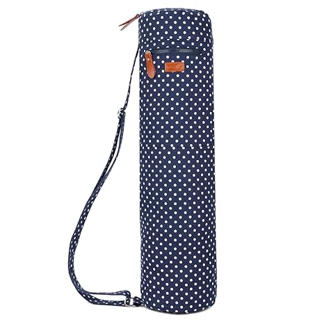 BAOSHA YG-28 Yoga Mat Bag Segeltuch Yogatasche Durchgehende Reißverschluss Tragetasche für Yoga, Pilates, Fitness und Gymnast