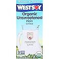 Westsoy Organic Unsweetened Soymilk, 32 Oz (12 Pack)