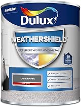 Dulux Weather Shield Exterior High Gloss Paint 750 ml Gallant Grey view 2