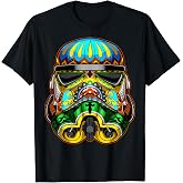 Star Wars Stormtrooper Ornate Sugar Skull Graphic T-Shirt T-Shirt