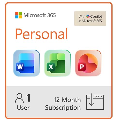 Microsoft 365 Personal 12Month Subscription 1 Person Premium