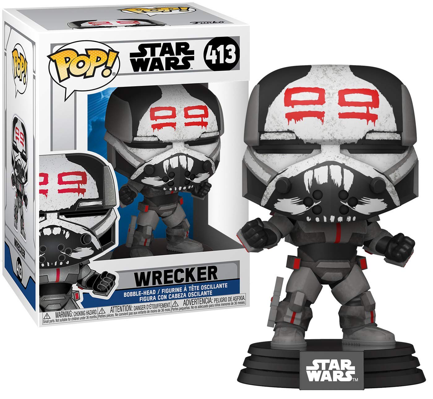 Funko Pop! Star Wars: Clone Wars - Bad Batch - Wrecker - Collectable Vinyl Figure - Gift Idea - Official Merchandise - Toys for Kids & Adults - TV Fans - Model Figure for Collectors and Display