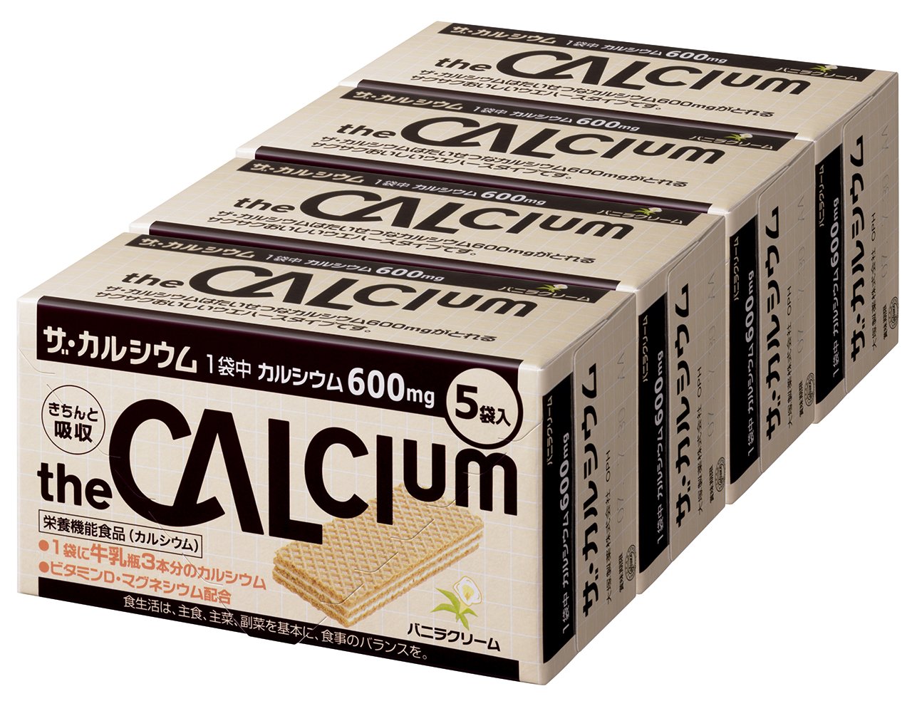 大塚製薬 ザ・カルシウム バニラクリーム (10.5g×5袋)×4箱商品画像