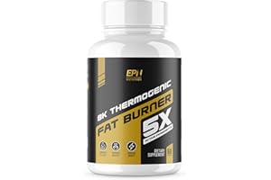 EPN SUPPLEMENTS 8K Thermogenic Fat Burner 5X | #1 New Weight Loss Supplement to Reduce Fat, Suppress Appetite, Boost Metabolism, Increase Energy w/Raspberry Ketone, Garcinia Cambogia, Green Tea + More - 60 Pills