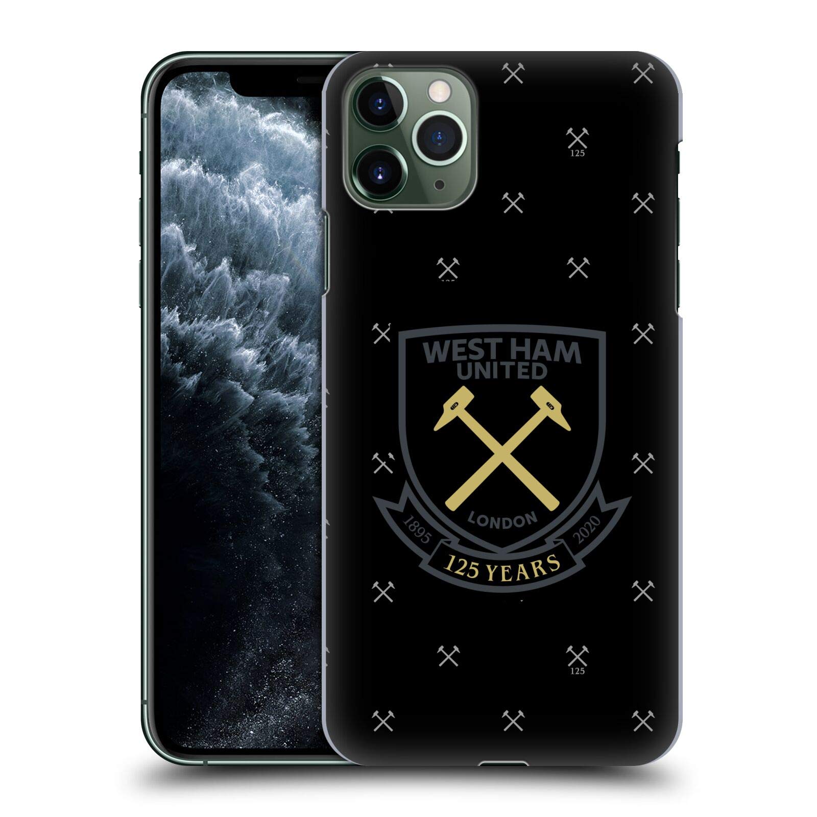 Head Case Designs Officially Licensed West Ham United FC Third 2020/21 Crest Kit Hard Back Case Compatible With Apple iPhone 11 Pro Max