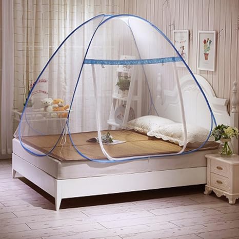 Pop-Up-Mücken-Zelt für Betten, gegen Mückenstiche, faltbar, mit Netzboden, für Babys und Erwachsene