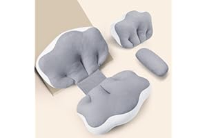 URMYWO Pregnancy Pillow - Cozy Pregnancy Pillows for Sleeping, Maternity Pillow Body Pillow Support for Back, Legs, Belly, HIPS with Adjustable Pillow & Laundry Bag, Ideal Gifts for Pregnant Women