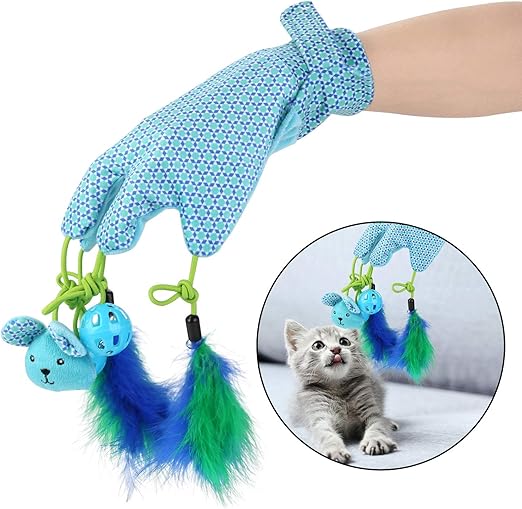 cat toy glove