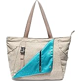 ESVAN Yoga Mat Bag, Gym Bag Tote Bag with Multi Pockets For Women Drawstring Yoga Mat Carrier Pilates Travel Workout Office