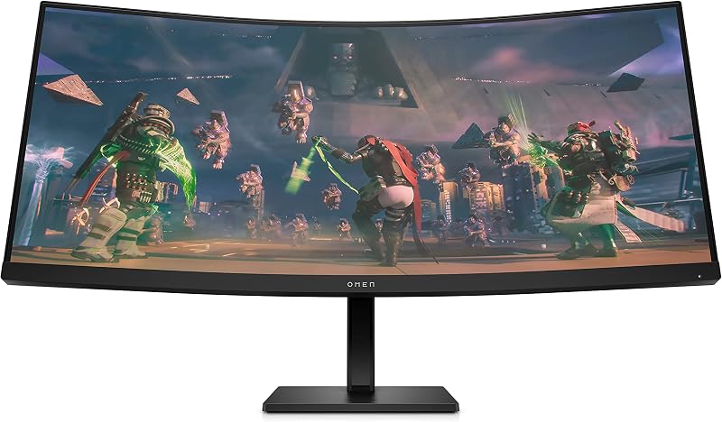 HP Omen 34c Curved Gaming Monitor 34 165Hz WQHD VA 1500R FreeSync 2xHDMI DP