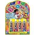 JA-RU B'loonies Plastic Balloons Variety 4 (4 Tubes in 1 Pack) Great Original Bloonies Bubble Making Toy Classic Retro Toys FOK Kids and Adults. Fidget Toy Party Favor for Kids Birthdays. 771-1C