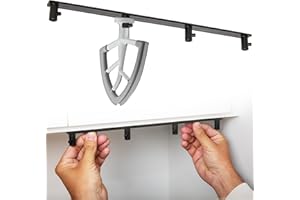 IMPRESA Utensil Holder - 13 In x 0.75 In x 1 In - Compatible with KitchenAid Mixer Attachments - Stand Mixer Mount & Kitchen Accessory Organizer