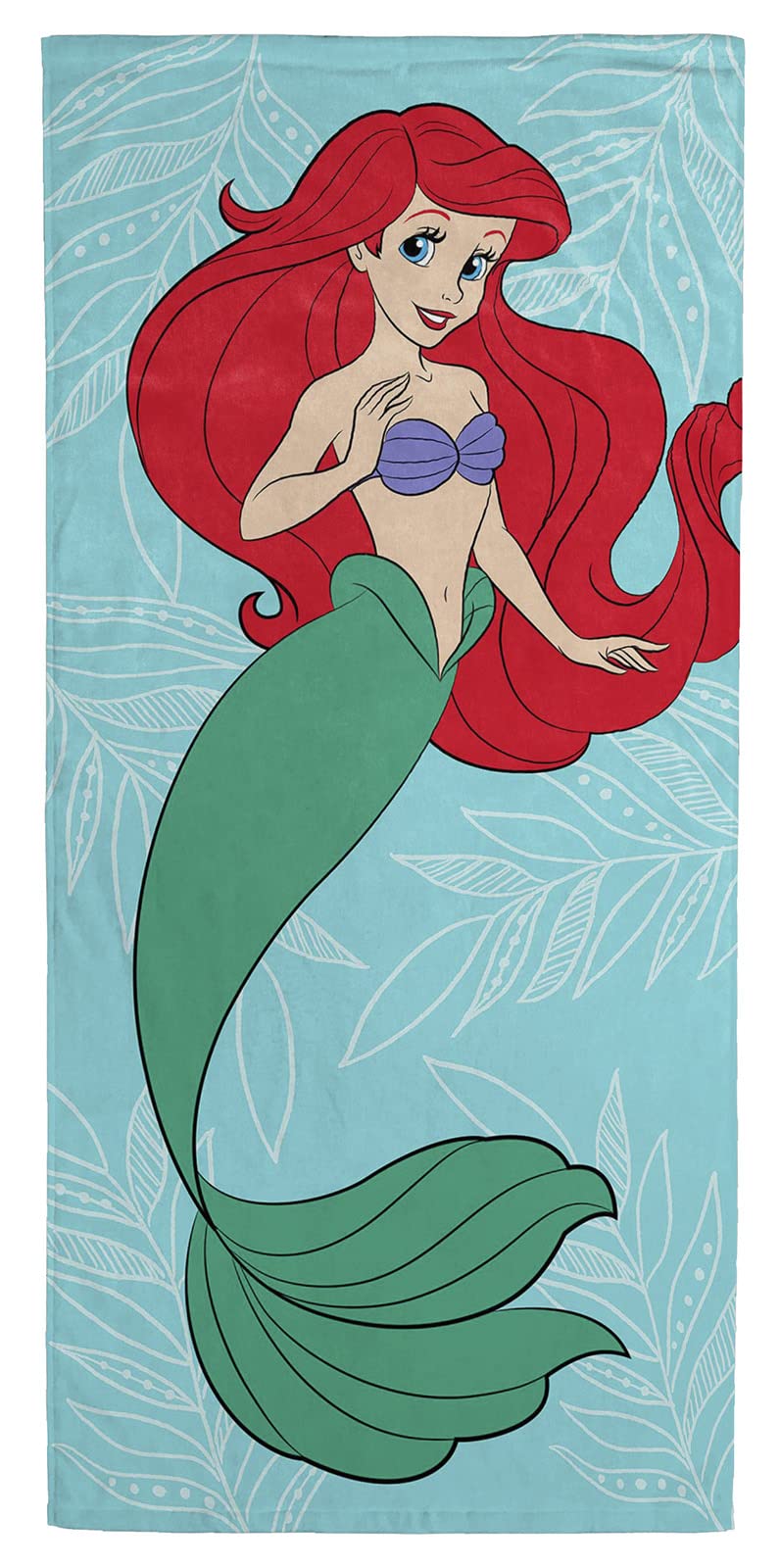 Jay Franco Disney The Little Mermaid Underwater Adventure 71cm x 147cm Beach Towel