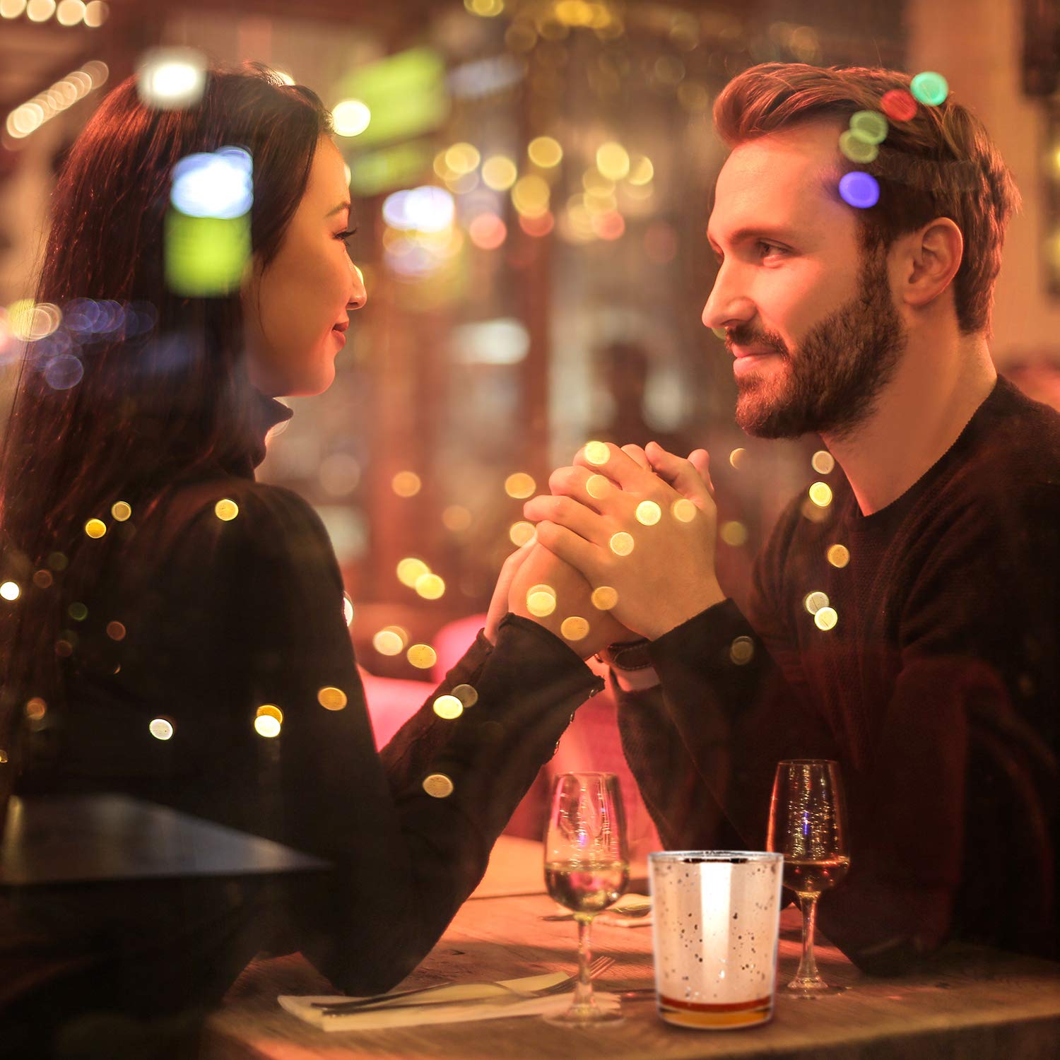 Glass Votive Candle Holders 2.64 Inches H (Set of 12, Speckled Rose Gold) - For Use with Tealights, Parties, Weddings，Spa，Aromatherapy and Home Decor