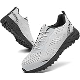 VikoViren Steel Toe Shoes for Men Women Comfortable Lightweight Safety Work Shoes Non Slip Puncture Proof Indestructible Construction Steel Toe Sneakers