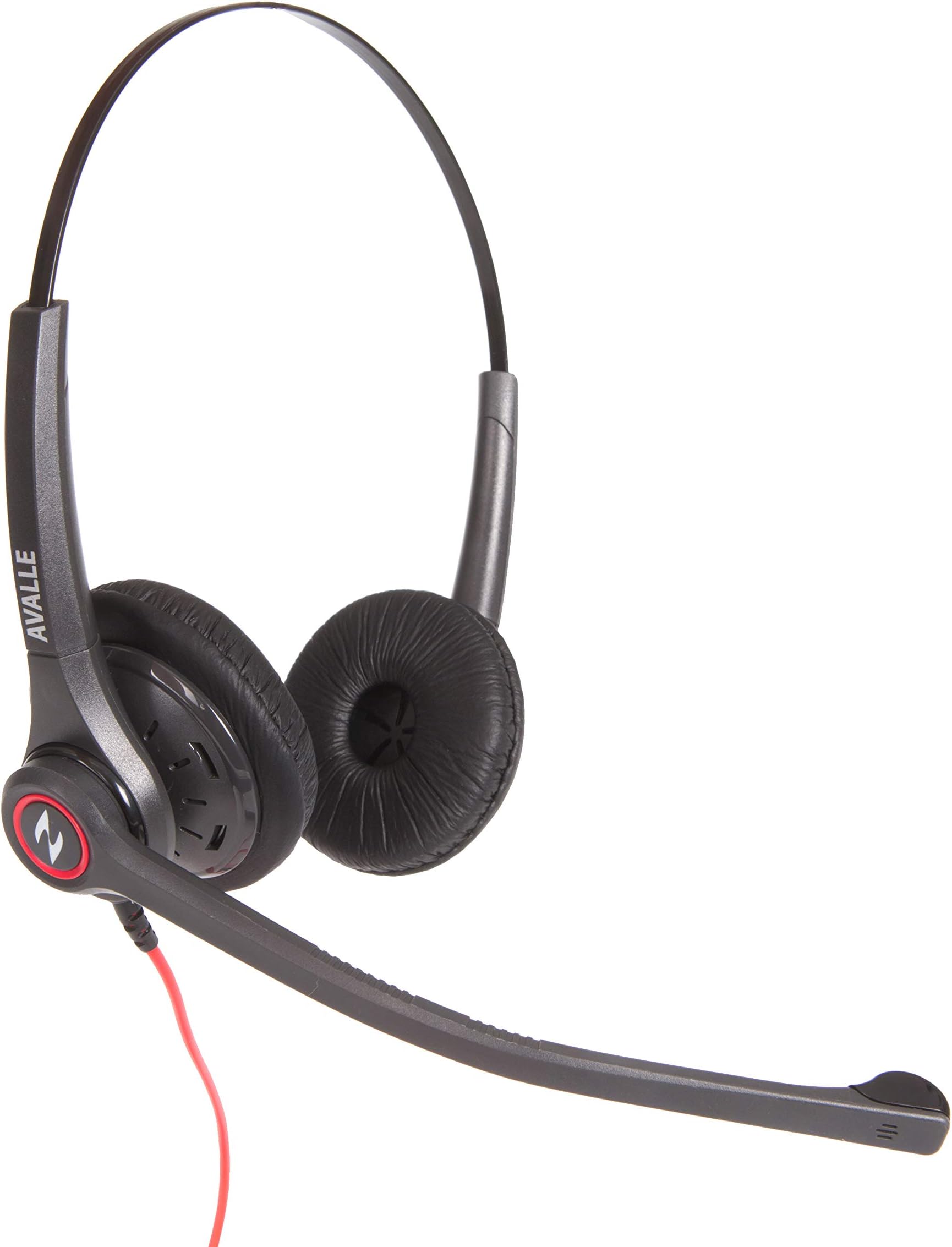 Professional Two Ear Headset Complete with Connection Cable for Avaya Digital, Polycom VVX, Shoretel, Aastra | Noise Cancelling Call Centre Agent Headset
