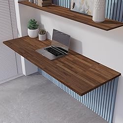 Howizz 60 x 30 in. Solid Wood Table Top, Dark