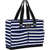 SCOUT Uptown Pocket Tote - Medium Multi-Use Tote Bag for Women, Nurses, Teachers, and Moms, 5 Pockets, Breakaway Zipper