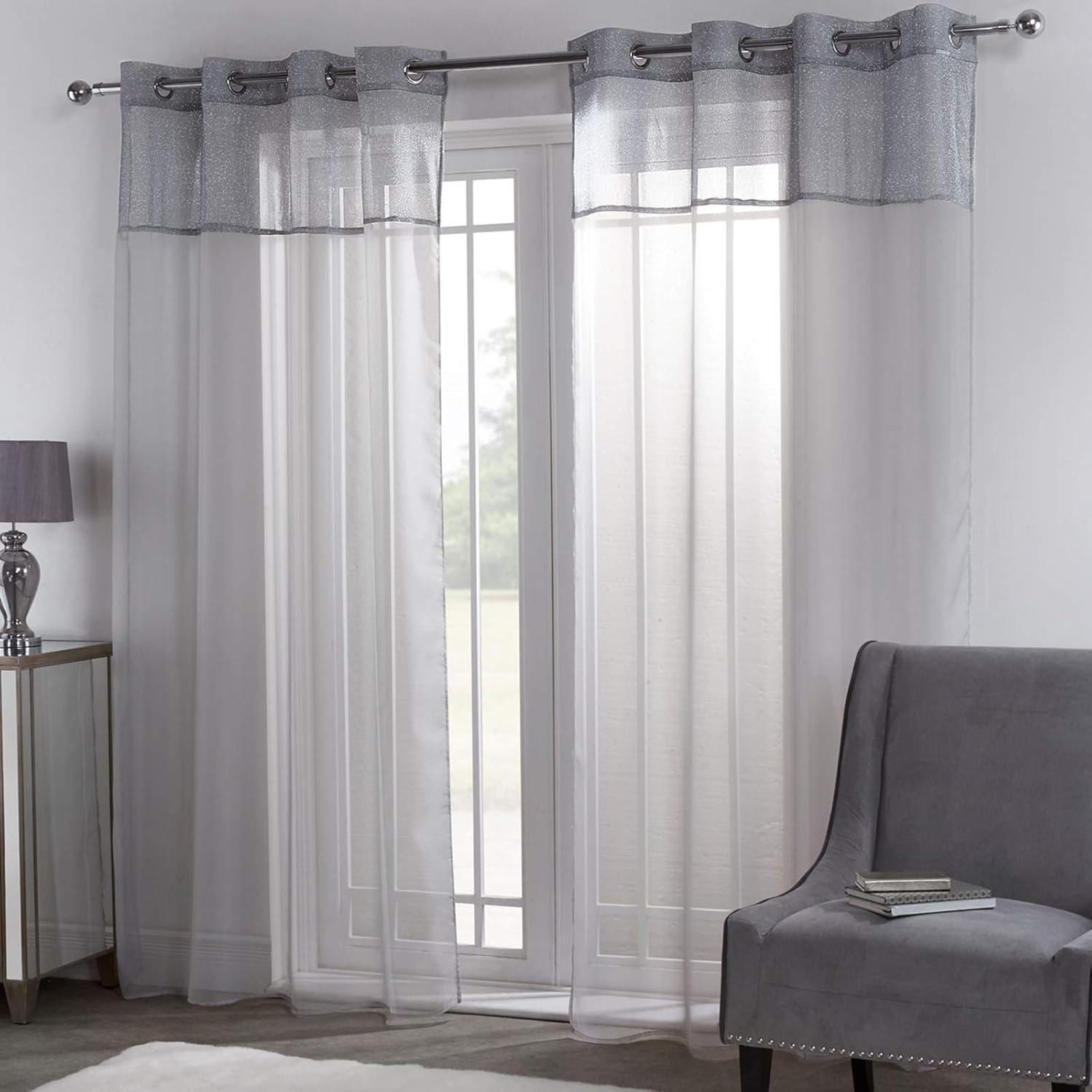 Curtains Blinds Rainbow Curtain Voile Slot Top Net Panel Decor Lights Transparent Net Curtains Globalgym Parsberg Com