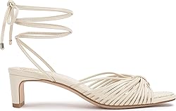 Vince Camuto Women's Lory Heeled Sandal, Creamy
