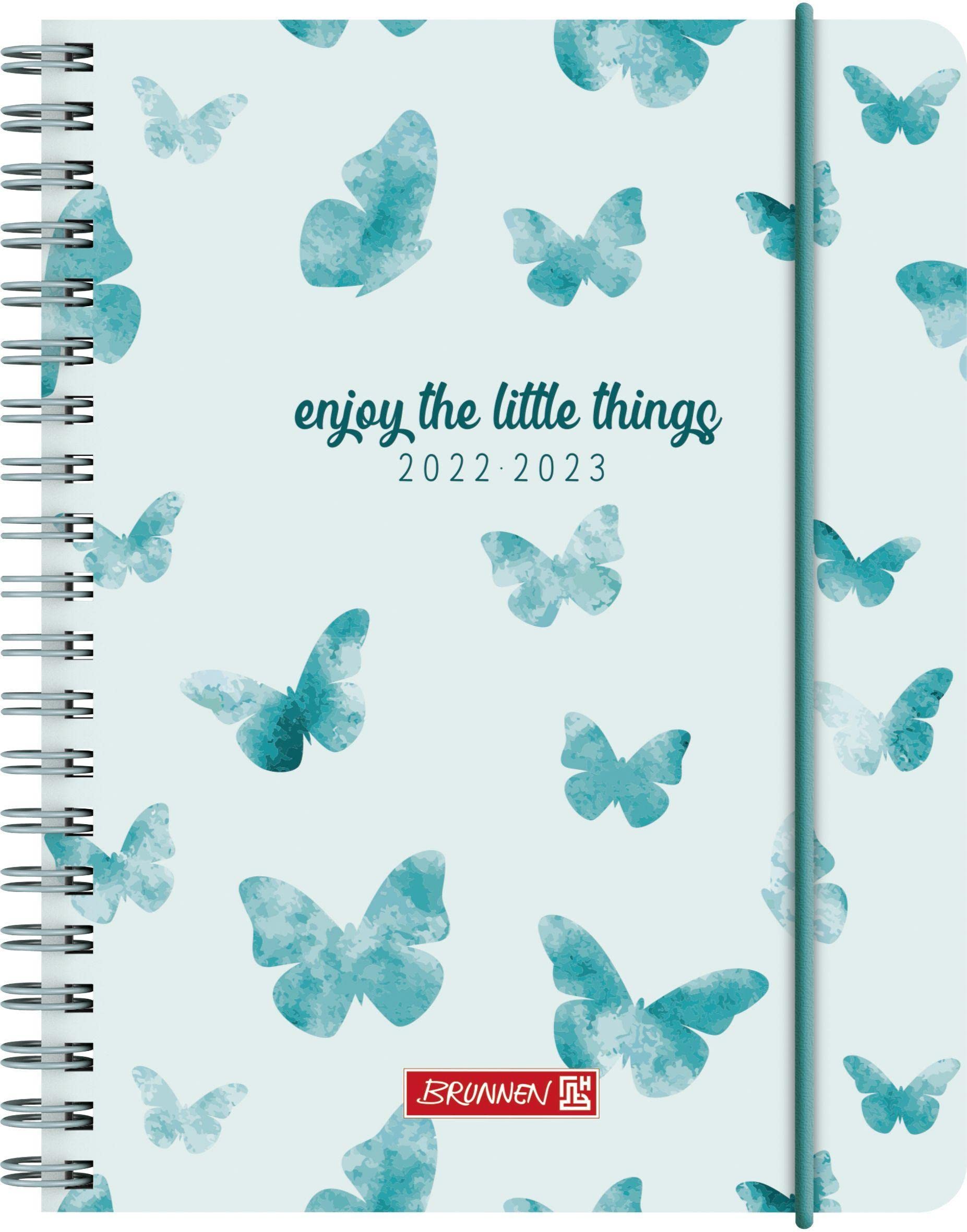 Brunnen Academic Diary "Butterfly" 2022/2023 A6 2 Pages = 1 Week 1071855043 Butterfly Design