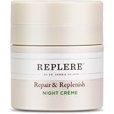 Replere - Repair &amp; Replenish All Natural Moisturizing Night Cr&egrave;me - Reduce wrinkles, Dark Spots &amp; Fine lines -1.7 OZ