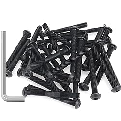 35 Pieces M5 x 45mm Button Head Socket Cap